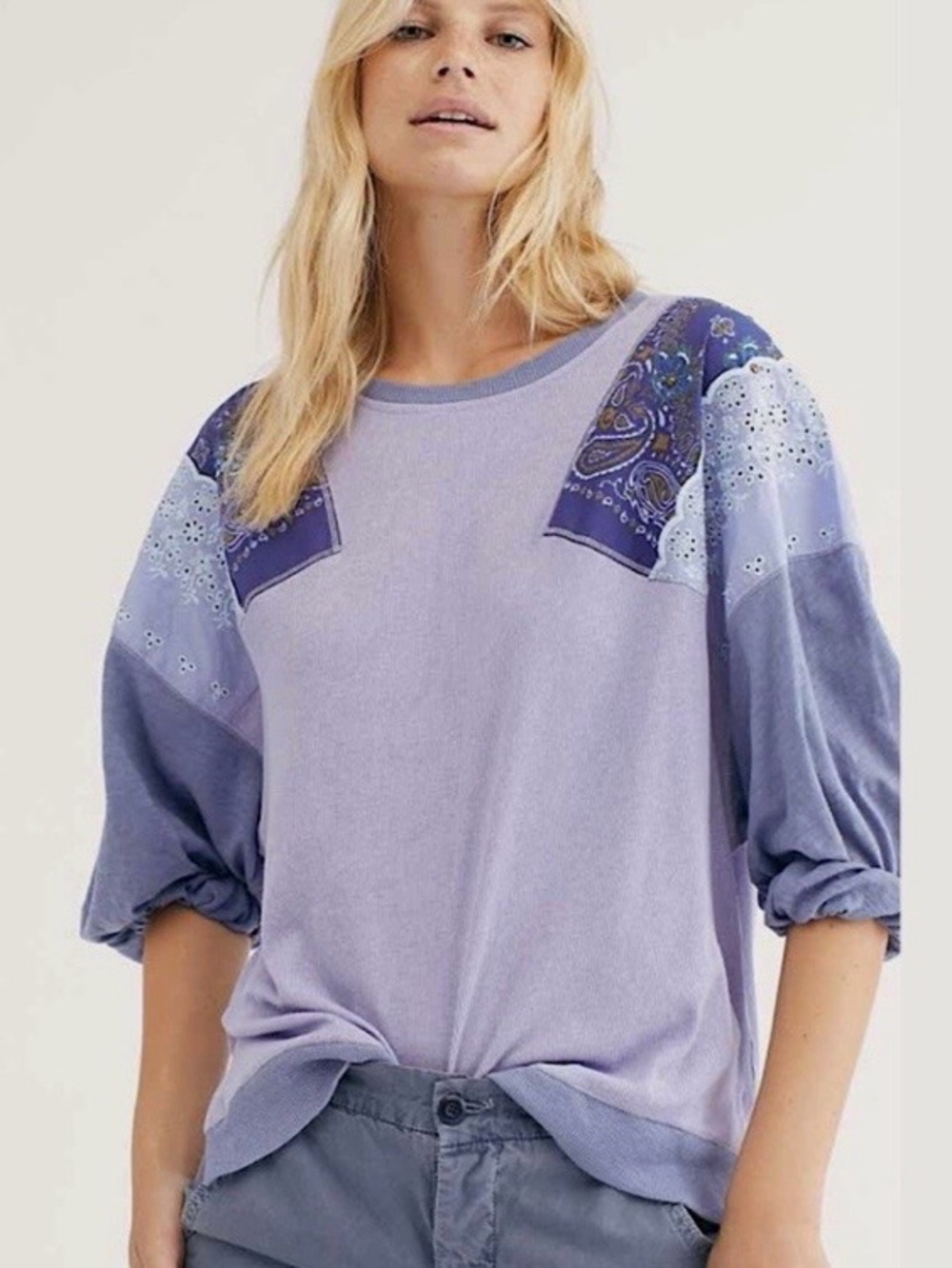 NWOT Free People We the Free Feelin It Tee Size S